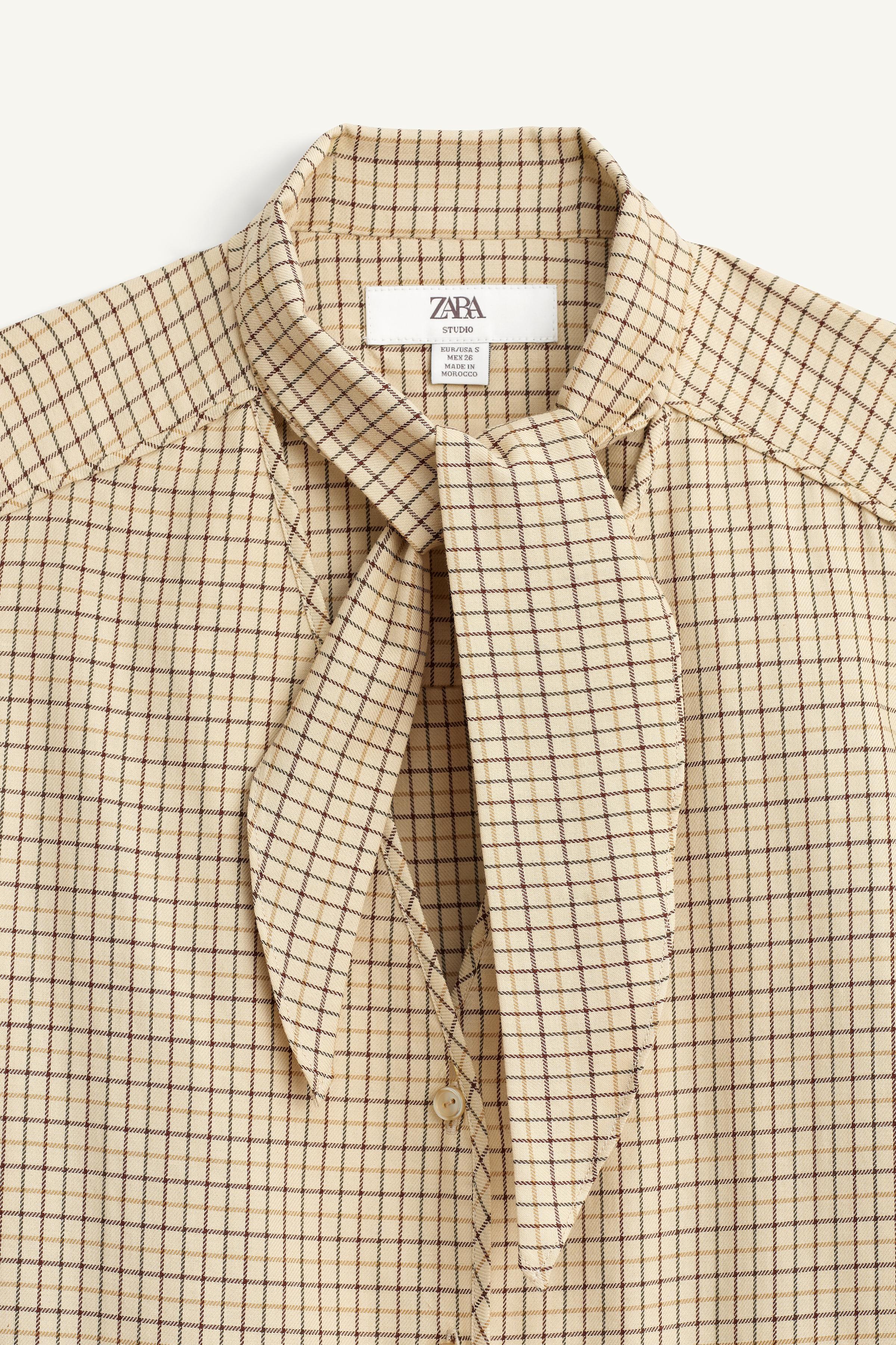 LIMITED EDITION PLAID TIE SHIRT
